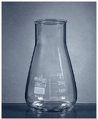 Flasks - Erlenmeyer - CLEAR - Wide mouth