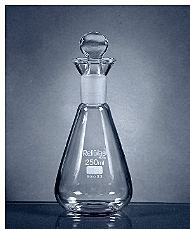 Flasks - Iodine with funnel shaped cup and stopper