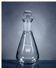 Flasks - Iodine with funnel shaped cup and stopper
