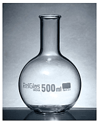 Flasks - Boiling - Flat Bottom - CLEAR