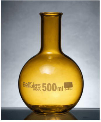 Flasks - Boiling - Flat Bottom - AMBER