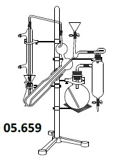Micro Kjeldhal Nitrogen Distillation Assembly