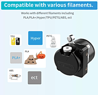 Creality Official K1 Extruder, All Metal Feeding Extruder with 40N Stepper Motor Compatible with Creality K1/ K1 MAX 3D Printers