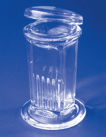 5 Coplin Jars Glass for 5-10 slides 
