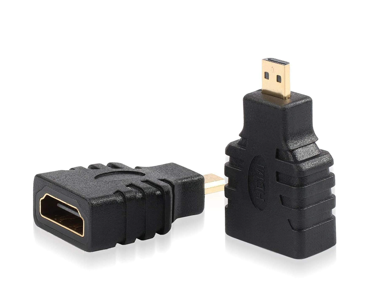 Micro HDMI Male to Standard HDMI Female Adapter for Raspberry Pi