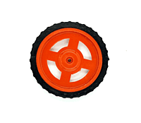 Plastic Robotic Wheel Durable Rubber Tire Wheel 72mm x 8mm for Bo Dc Motor DC Geared Motor