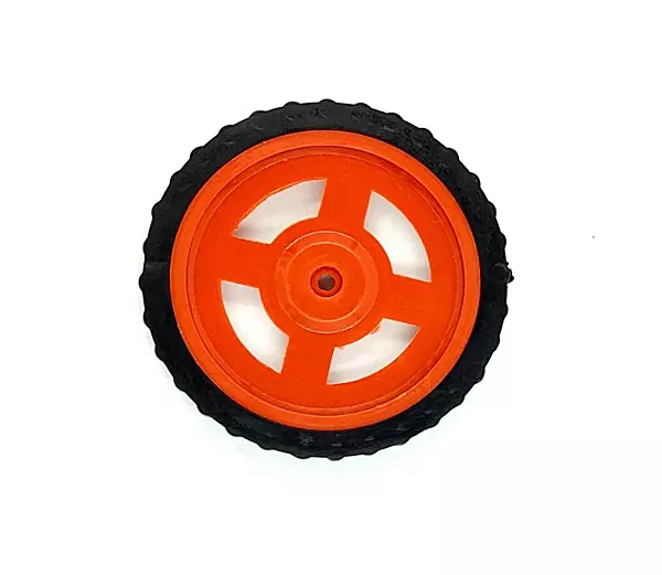 Plastic Robotic Wheel Durable Rubber Tire Wheel 72mm x 8mm for Bo Dc Motor DC Geared Motor