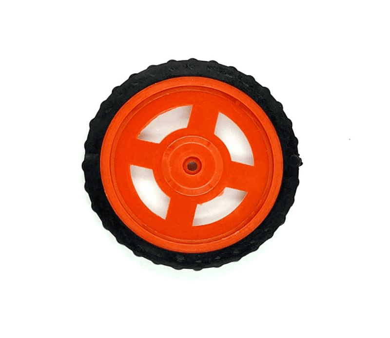 Plastic Robotic Wheel Durable Rubber Tire Wheel 72mm x 8mm for Bo Dc Motor DC Geared Motor