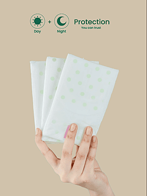 Femi9 Anion Sanitary Napkins 320mm XL – Cotton Soft, Leak-Proof Protection (10 Pads)