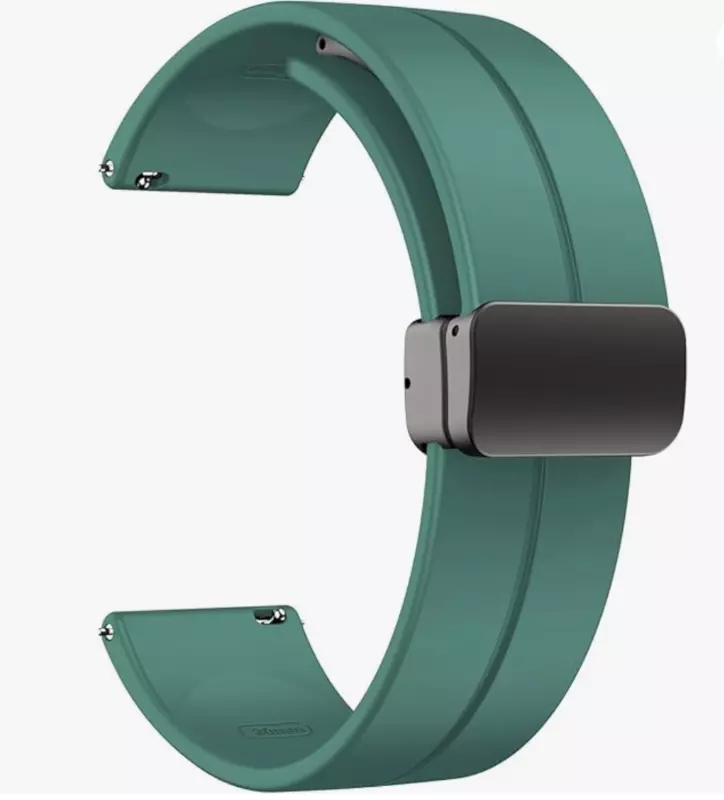 22 mm Silicone Magnetic Watch Straps Belt Band