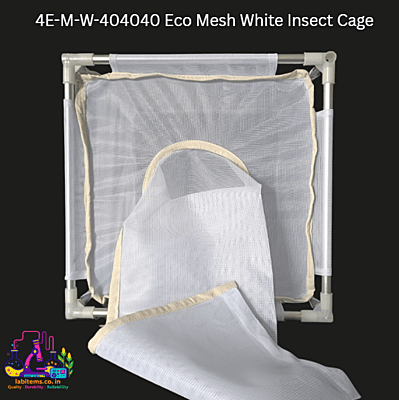 4E-M-W-404040 Eco Mesh White Insect Cage