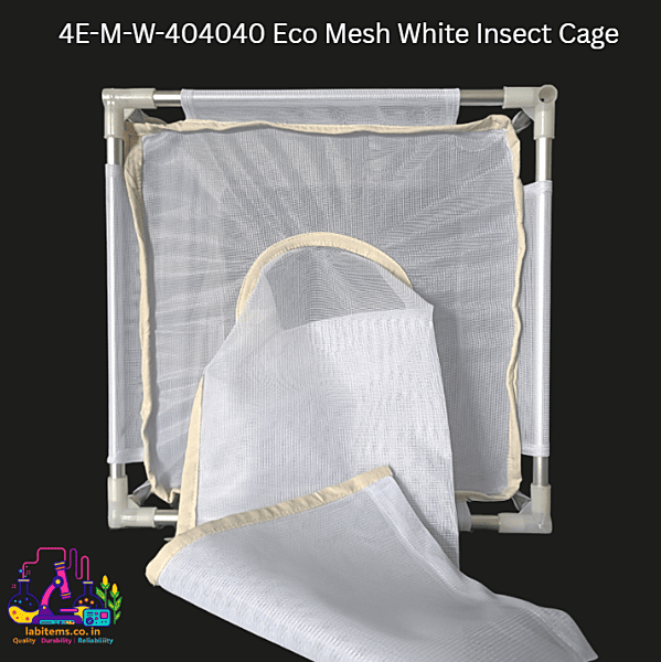 4E-M-W-404040 Eco Mesh White Insect Cage