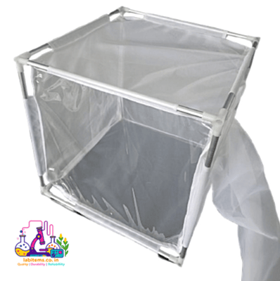 4F-MC-W-202020 Fine Mesh Clear White Insect Cage