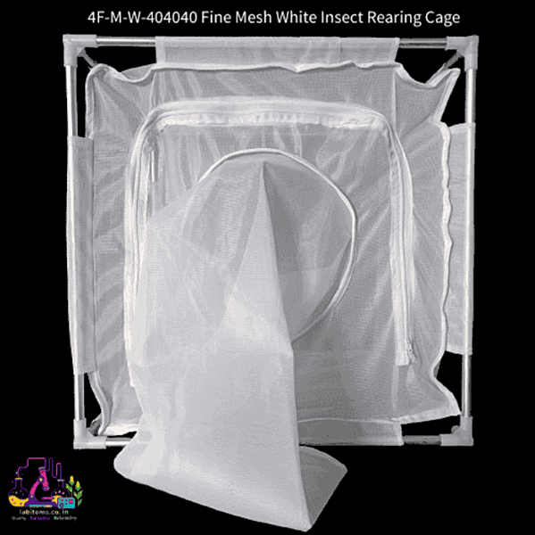 4F-M-W-404040 Fine Mesh White Insect Rearing Cage