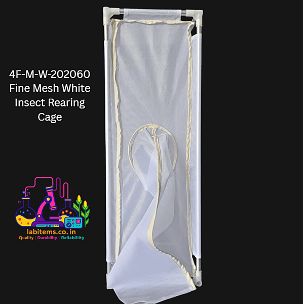 4F-M-W-202060 Fine Mesh White Insect Rearing Cage