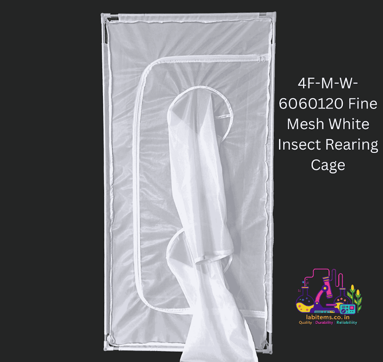 4F-M-W-6060120 Fine Mesh White Insect Rearing Cage
