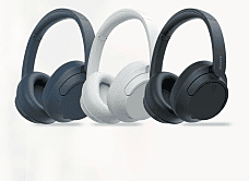 Sony WH-CH720N Wireless Headphones – Active Noise Cancelling | 35H Battery | Mic
