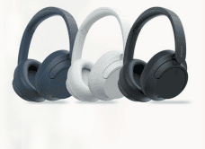 Sony WH-CH720N Wireless Headphones – Active Noise Cancelling | 35H Battery | Mic