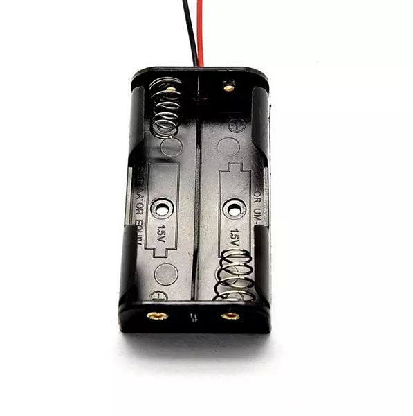 Battery Holder Without Cover 2 x 1.5V AA