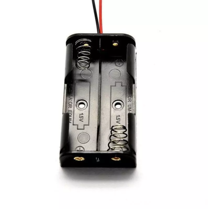 Battery Holder Without Cover  2 x 1.5V AA