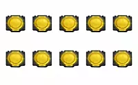 4 Pin Round Button SPST Membrane Tactile Switch SMD TS3735PA 250gf (Pack Of 10)