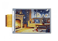 3.6inch E Ink Spectra 6 (E6) Full color E-Paper Display, 600×400 Pixels, SPI Communication, Optional For HAT+ Standard Driver Board, E-ink Display-The Raw Display Only