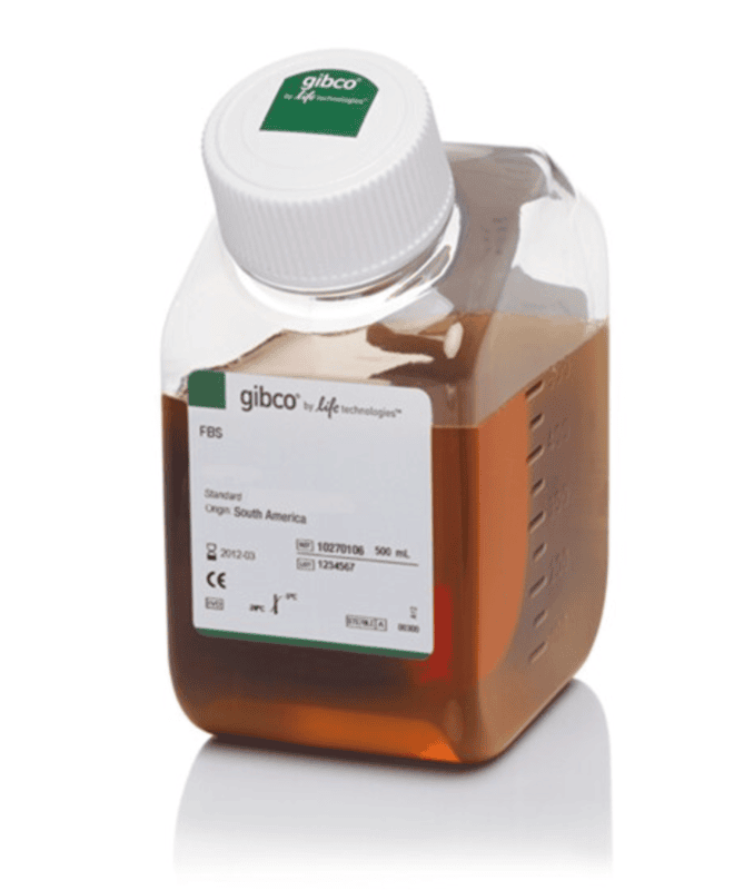 GIBCO FETAL BOVINE SERUM QUALIFIED, EU APPROVED SOUTH AMERICA ORIGIN 500 ML(10270106)