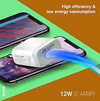 ERD TC-24 5V-2.4Amp Mobile Charger Adapter with Fast Charging Technology