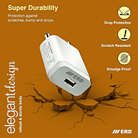 ERD TC-24 5V-2.4Amp Mobile Charger Adapter with Fast Charging Technology