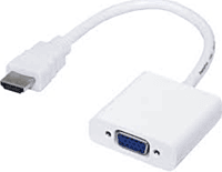 HDMI to VGA Converter with Audio - White