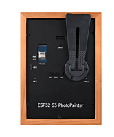 ESP32-S3-PhotoPainter 7.3inch E6 Full Color E-paper Display With Solid Wood Photo Frame, Ultra-long Standby, 800 × 480 Resolution,battery optional