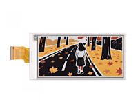 3.5inch E-Paper Display (G), E-Ink Display, 384 × 184 Pixels, Red/Yellow/Black/White, SPI Interface,The raw display only