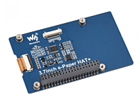 3.7inch E-Paper Display (G), E-Ink Display, 416 × 240 Pixels, Red/Yellow/Black/White, SPI Interface, Standard Raspberry Pi 40PIN GPIO header,With driver board