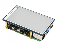 3.7inch E-Paper Display (G), E-Ink Display, 416 × 240 Pixels, Red/Yellow/Black/White, SPI Interface, Standard Raspberry Pi 40PIN GPIO header,With driver board