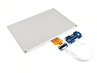10.2inch e-Paper display (G), E-ink display, 960x640, Red/Yellow/Black/White, SPI Interface,With driver HAT