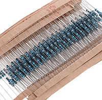 1/4W Metal Film Resistors Assortment for DIY Electronic Projects and Experiments