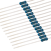 1/4W Metal Film Resistors Assortment for DIY Electronic Projects and Experiments