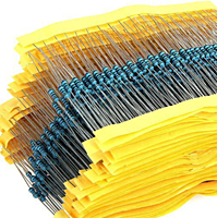 1/4W Metal Film Resistors Assortment for DIY Electronic Projects and Experiments