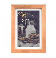 7.3inch E6 Full Color E-Paper With Solid Wood Photo Frame, Ultra-long Standby, 800 × 480 Resolution, ,With 3.7V Lithium battery + Button cell