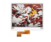 4.2inch e-Paper display (G), e-ink display, 400x300, Red/Yellow/Black/White, SPI Interface,The raw dispplay only