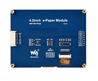 4.2inch e-Paper display (G), e-ink display, 400x300, Red/Yellow/Black/White, SPI Interface,with driver board