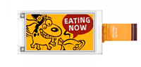 2.15inch E-Paper Display (G), E-Ink Display, 296x160, Red/Yellow/Black/White, SPI Interface,The raw display only