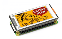 2.15inch E-Paper Display (G), E-Ink Display, 296x160, Red/Yellow/Black/White, SPI Interface,With driver board