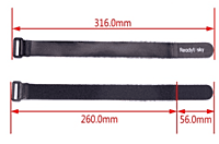 30cm Lipo Battery Strap Belt Reusable Cable Tie Wrap