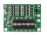 4 Series 40A 18650 Lithium Battery Protection Board 14.8V 16.8V with Balance for Drill Motor Lipo Cell Module