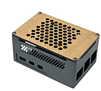 52Pi Orange Pi 5 Plus Metal Protective Case Enlosure Shell with Low-noise Cooling Fan Heatsinks Compatible With All Orange Pi 5 Plus board (4Gb/8Gb/16GB Case)