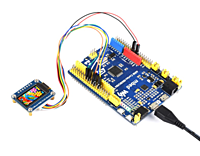 0.96inch RGB OLED Display Module, 64×128 Resolution, 65K Colors, SPI Interface