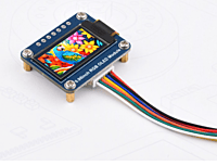 0.96inch RGB OLED Display Module, 64×128 Resolution, 65K Colors, SPI Interface