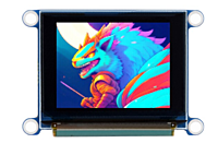 1.27inch RGB OLED Display Module, 128×96 Resolution, 262K Colors, SPI Interface
