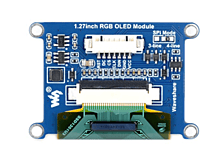 1.27inch RGB OLED Display Module, 128×96 Resolution, 262K Colors, SPI Interface